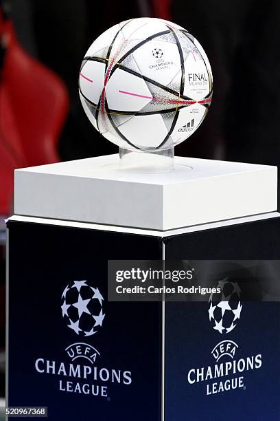 Fixture during the match between SL Benfica and FC Zenit for the UEFA Champions League Quarter Final: Second Leg at Estadio da Luz on April 13, 2016...