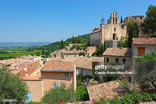 sainte-catherine d'alexandrie, gigondas, provence - rhone stock pictures, royalty-free photos & images