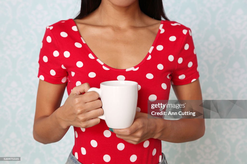 Polka dot shirt