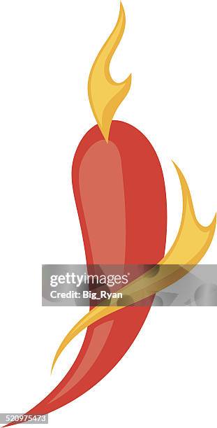 ilustrações de stock, clip art, desenhos animados e ícones de liso ícone de pimenta - red chili pepper