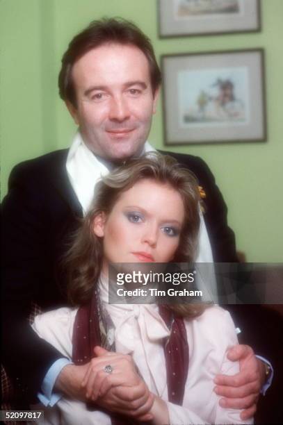 Dai Llewellyn And His Future Wife, Vanessa Hubbard At Home In London