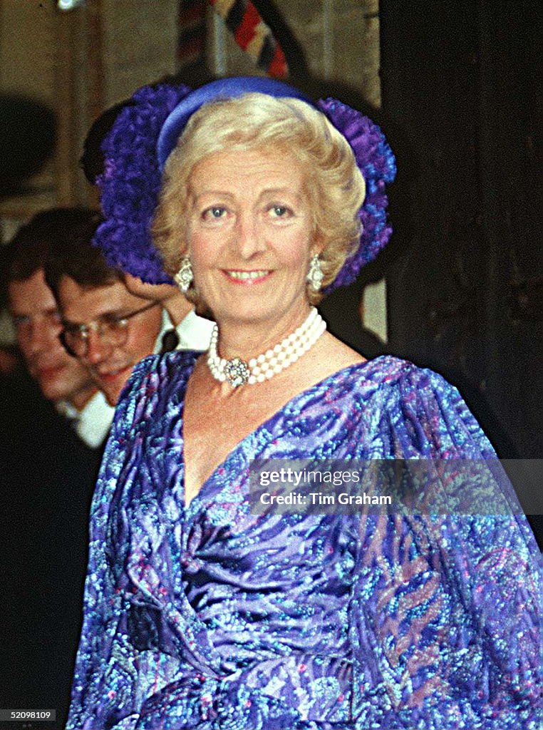 Mrs France Shand kydd Attending Her Son s Wedding At The Church Of St mrs-france-shand-kydd-attending-her-son-s-wedding-at-the-church-of-st
