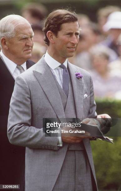 Prince Charles At The Melbourne Cup Races In Australia.