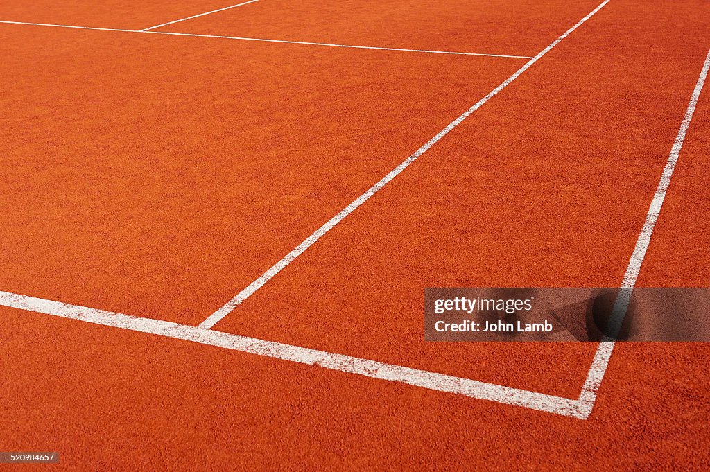 Red clay court