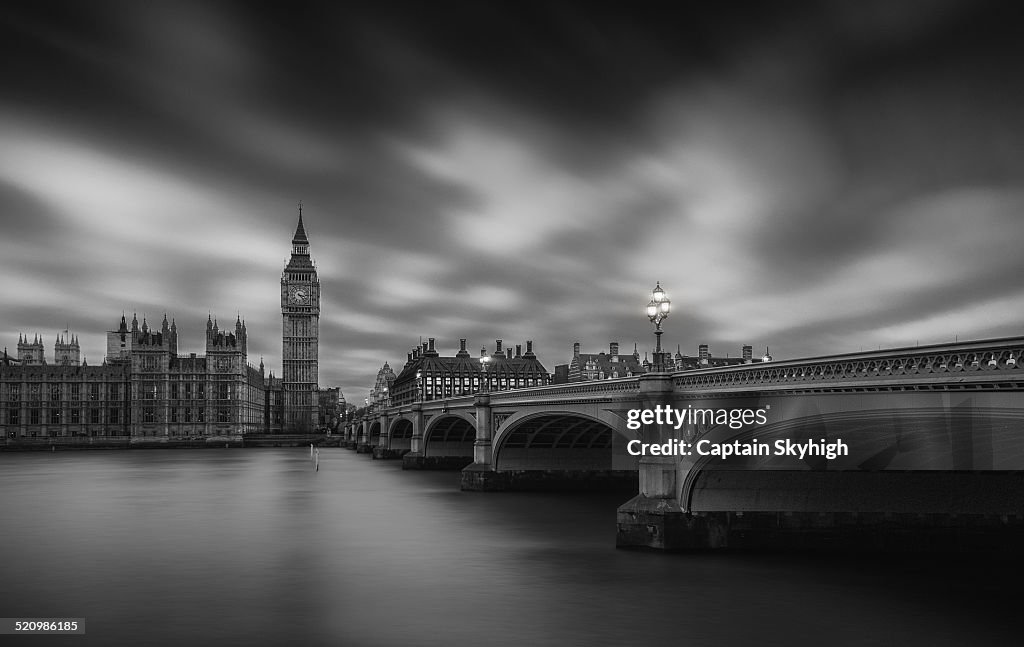 London in black and white