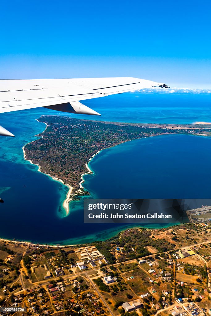 Aerial view of Mtwara