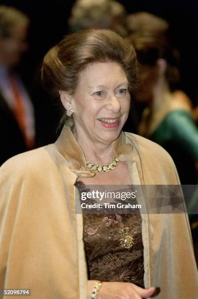 Princess Margaret Arriving For The Royal Ballet's Opening Performance At The New Sadler's Wells Theatre, L0ndon.