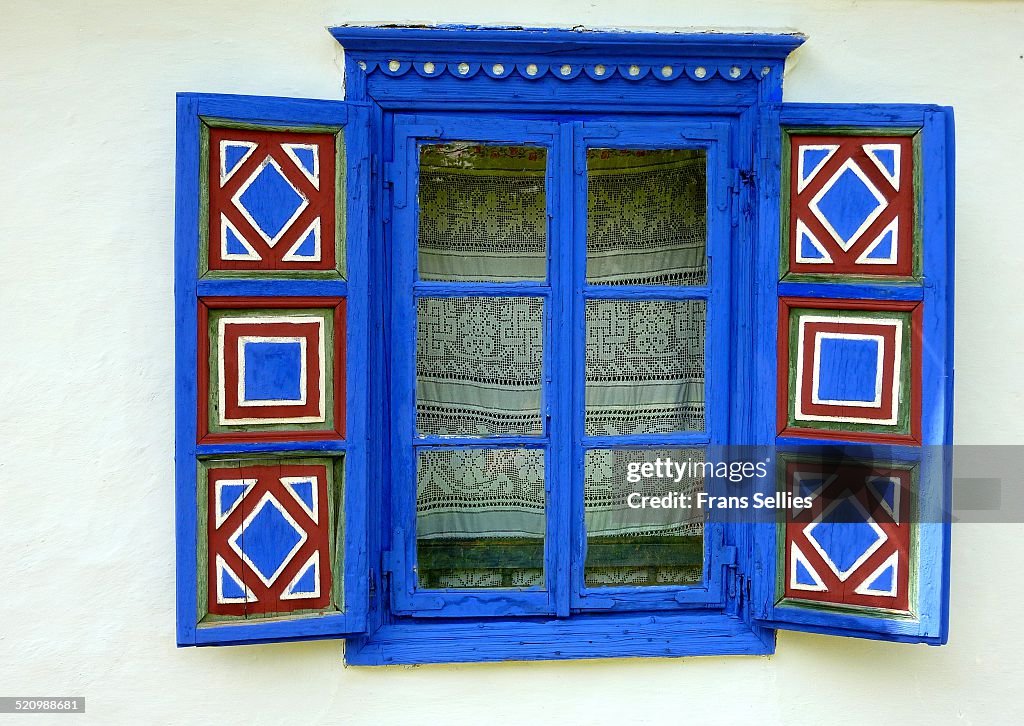 Colorful window, Romania