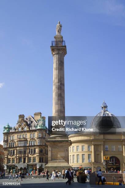 grey's monument - tyne and wear stock pictures, royalty-free photos & images