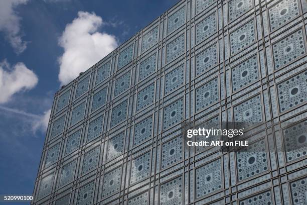 institute du monde arabe - institut du monde arabe stock pictures, royalty-free photos & images