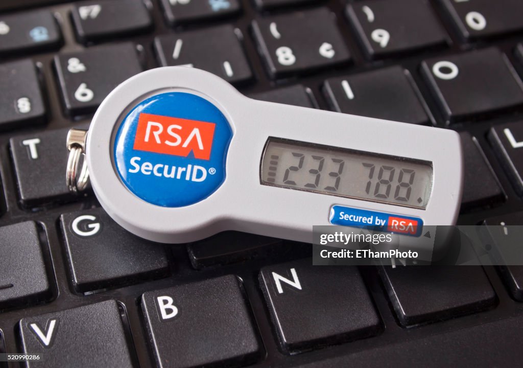 Token Secureid Rsa Securid Internet Security Token High-Res Stock Photo - Getty Images