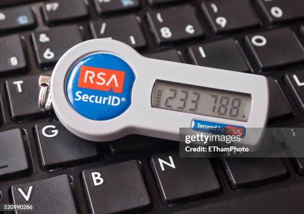 rsa securid internet security token - rsa-token stock pictures, royalty-free photos & images