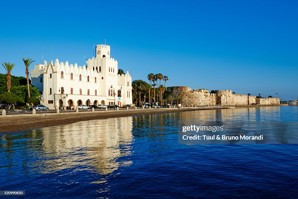 Greece, Dodecanese, Kos, old town Castle