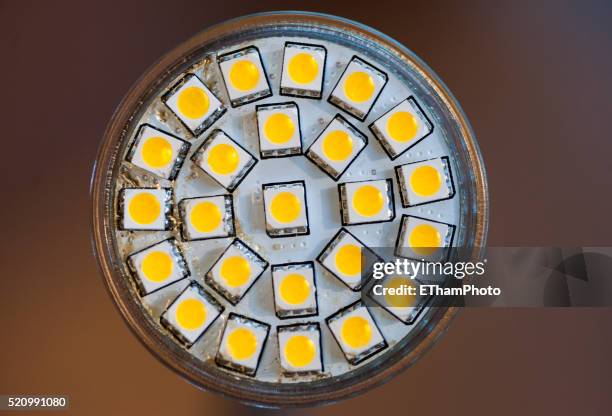 led lamp in surface-mount technology (smd led module) - led lamp stock pictures, royalty-free photos & images