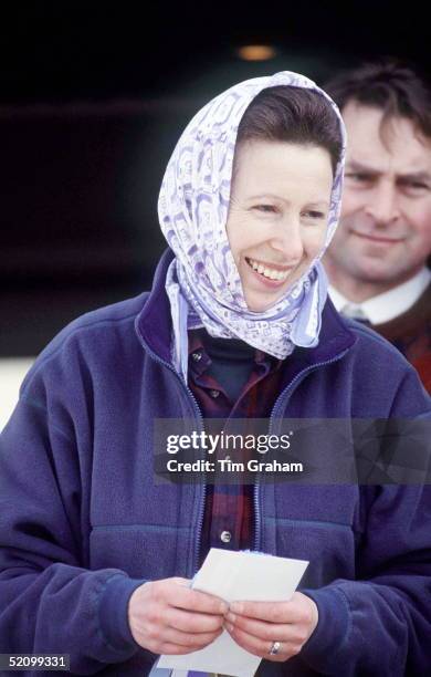 Princess Anne At The Gatcombe Park Novice Horse Trials