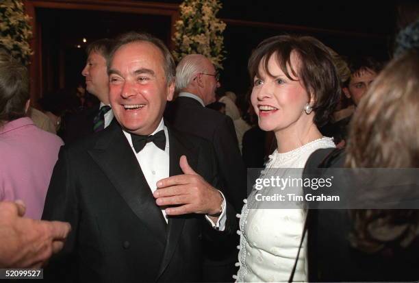 Lord Peter Palumbo With Marguerite Littman, Founder Of The Aids Crisis Trust, At A Private Viewing And Reception At Christies Of The Princess Of...