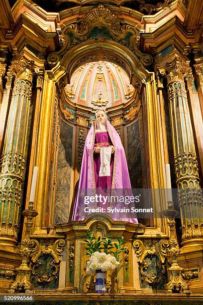 lisbon, jeronimos monastery at belem - jungfrau maria stock-fotos und bilder