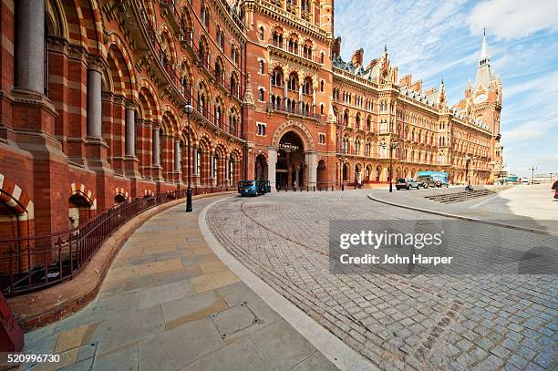 st. pancras station, london - saint pancras railway station bildbanksfoton och bilder