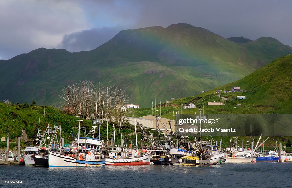 Fishing port of Dutch Harbor