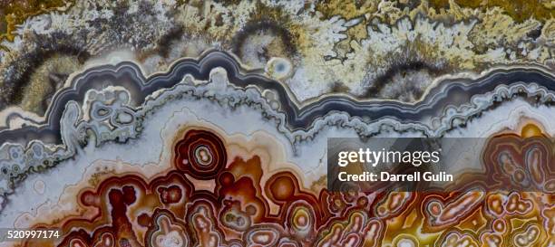 mexican crazy lace agate - lace_agate stock pictures, royalty-free photos & images