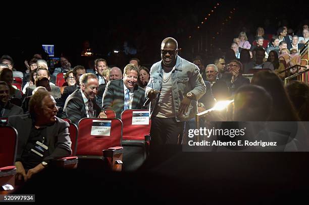 Actor Kevin Hart speaks onstage during CinemaCon 2016 as Universal Pictures Invites You to an Exclusive Product Presentation Highlighting its Summer...