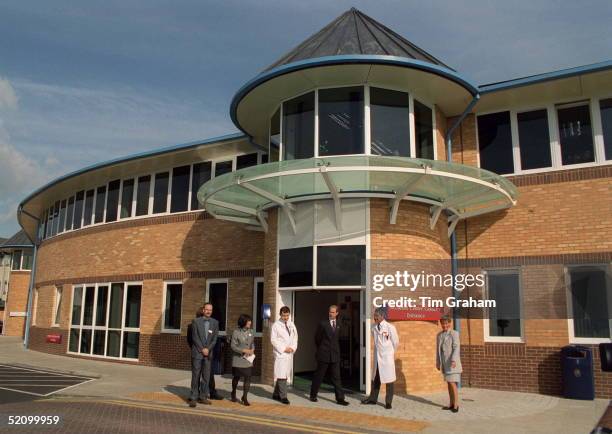 Prince Edward Opening The New Accident Centre At St Peter's Hospital In Chertsey, Surrey.