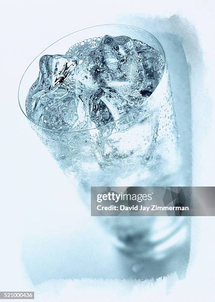 sparkling water - glass ice stock pictures, royalty-free photos & images