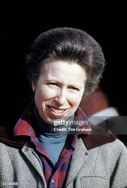 Princess Anne At The Gatcombe Park Novice Horse Trials.