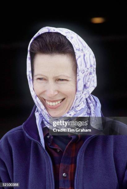 Princess Anne At The Gatcombe Park Novice Horse Trials.