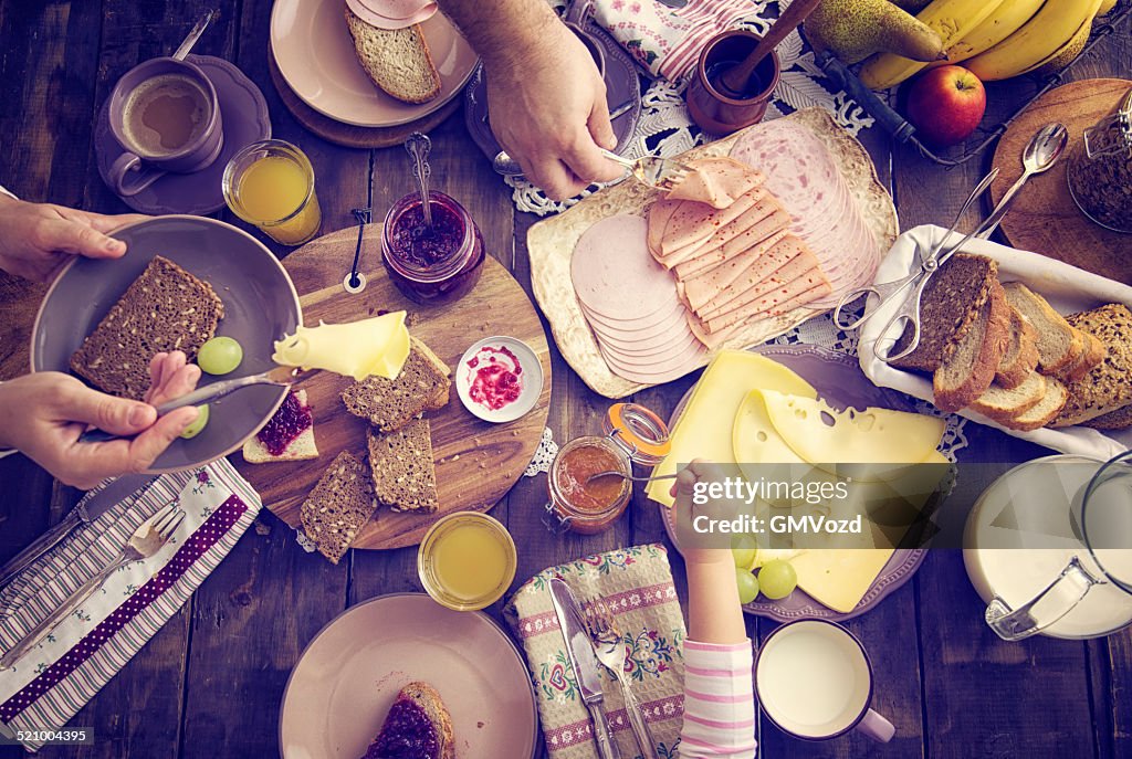 Traditional Belgium Breakfast