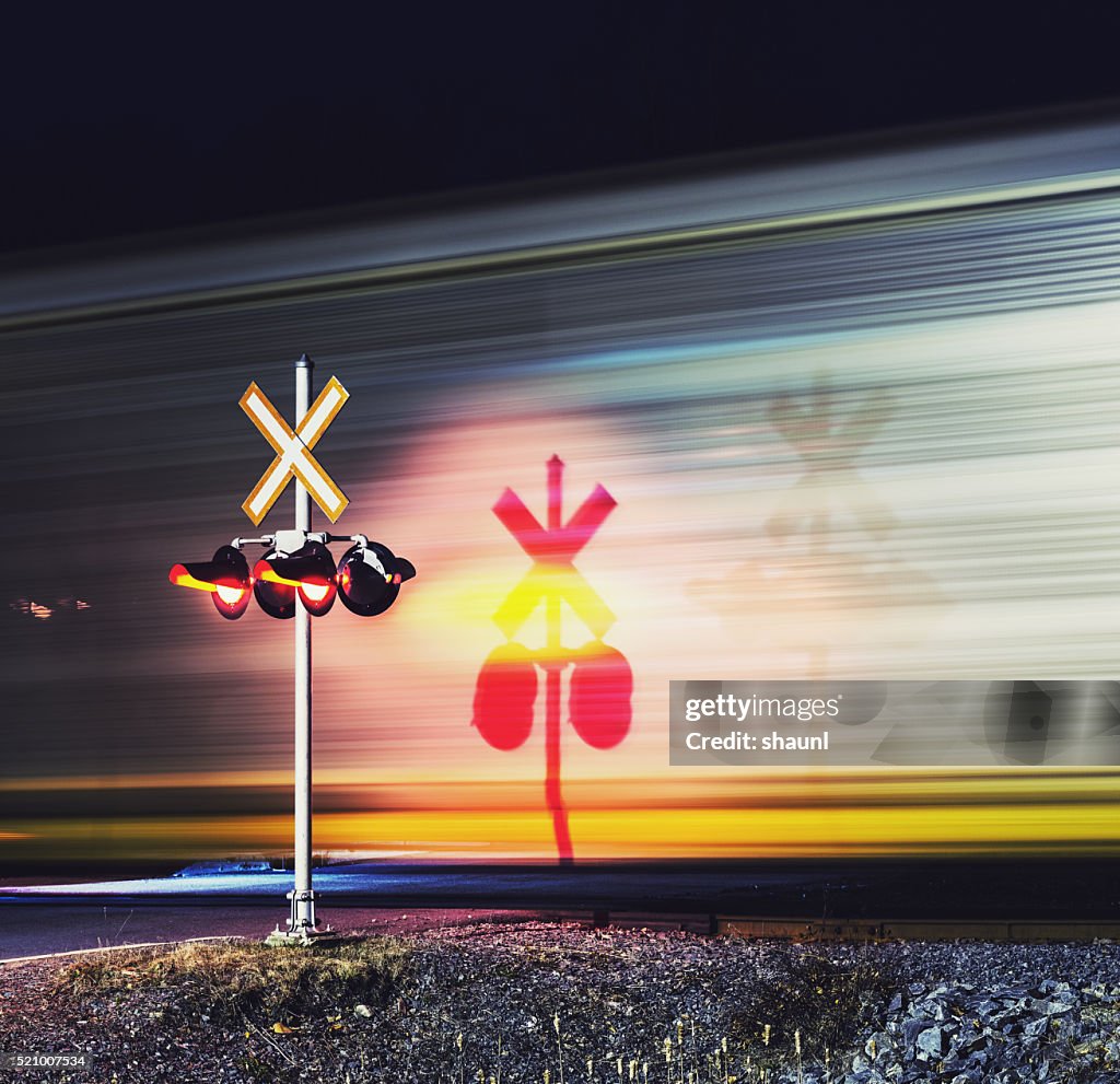 Freight Train Crossing