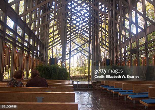 Thorncrown Chapel is the glass church in the woods
