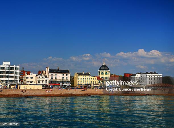 local landmarks - worthing stock pictures, royalty-free photos & images