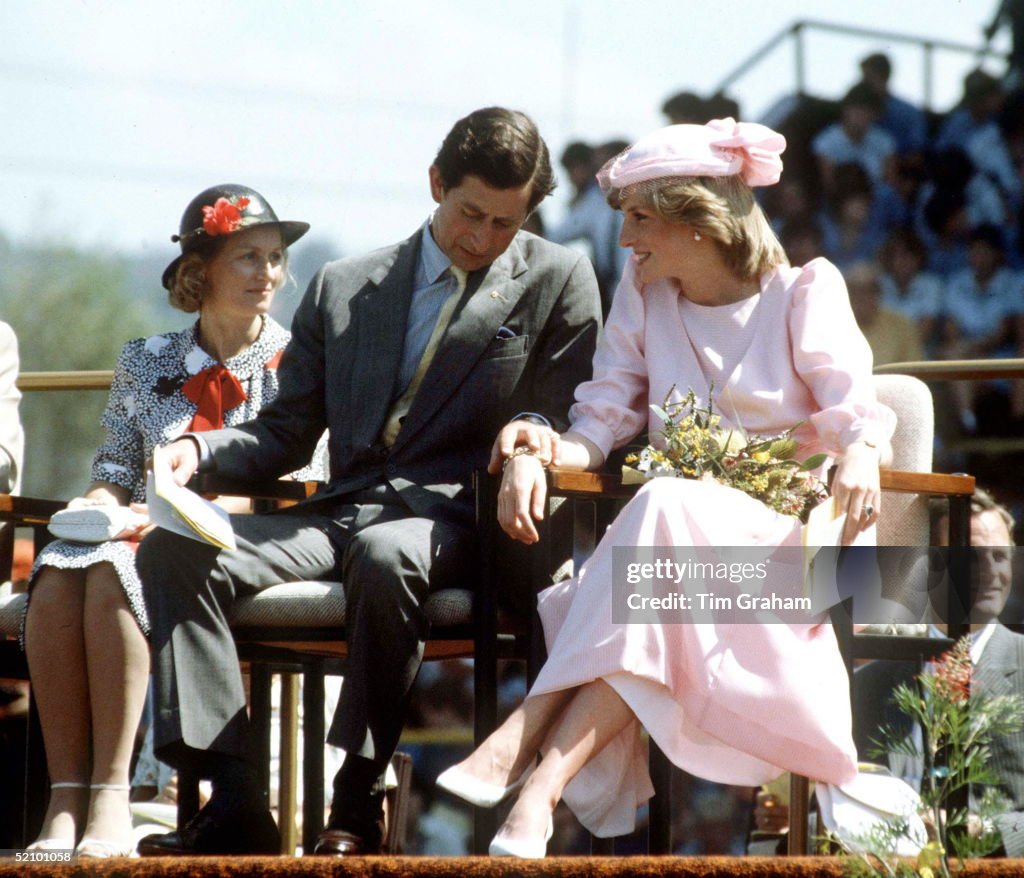 Diana Charles Holds Hand