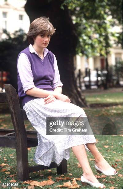 Lady Diana Spencer At The Young England Kindergarten, London.