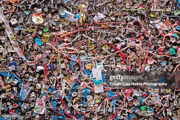 local landmarks - bubblegum alley san luis obispo stock pictures, royalty-free photos & images