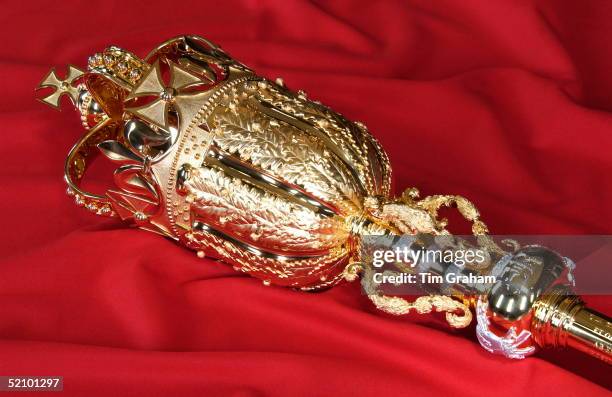 Ceremonial Mace To Be Presented To The Chelsea Pensioners At The Royal Hospital Chelsea By The Queen