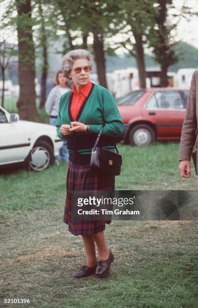 The Queen At The Royal Windor Horse Show.