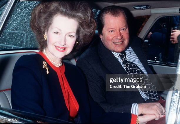 Earl Spencer And His Wife Raine Spencer Visiting Princess Diana In Kensington Palace. (raine Mccorquodale, Countess Raine De Chambrun Circa 1990s