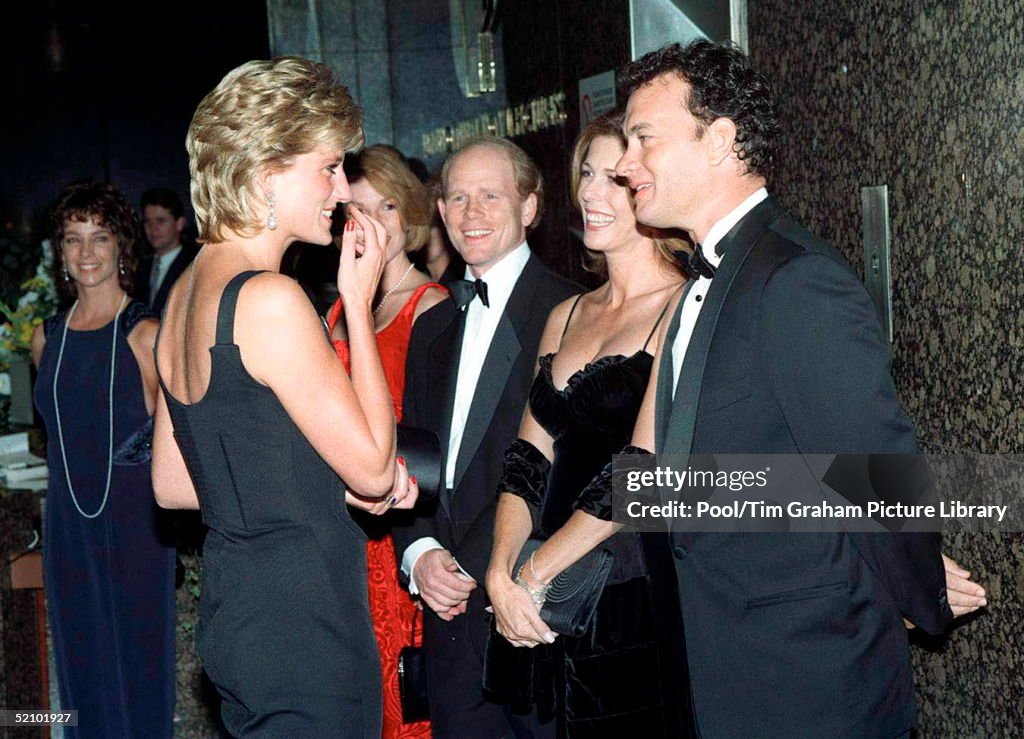 Diana Tom Hanks Rita Wilson And Ron Howard