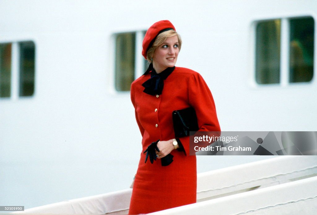 Diana Naming Royal Princess Ship