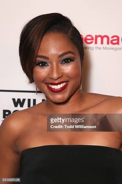 Personality Alicia Quarles attends the 2016 Will Rogers Pioneer of the Year Dinner Honoring Donna Langley at Caesars Palace during CinemaCon, the...
