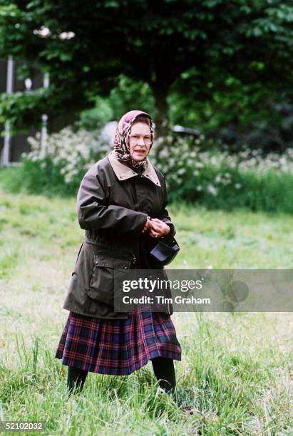 The Queen At The Royal Windsor Horse Show