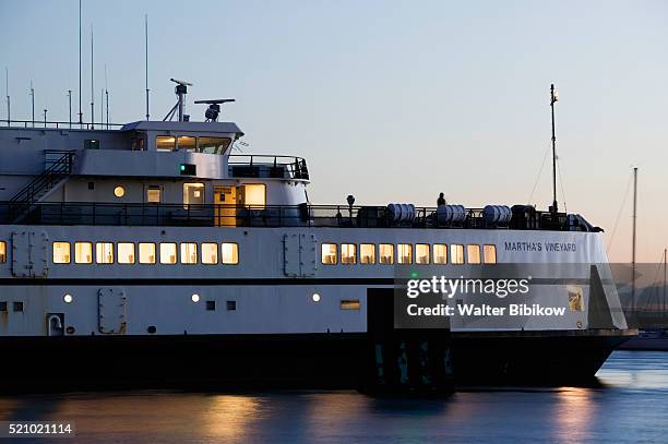 martha's vineyard ferry at vineyard haven - vineyard haven stock pictures, royalty-free photos & images