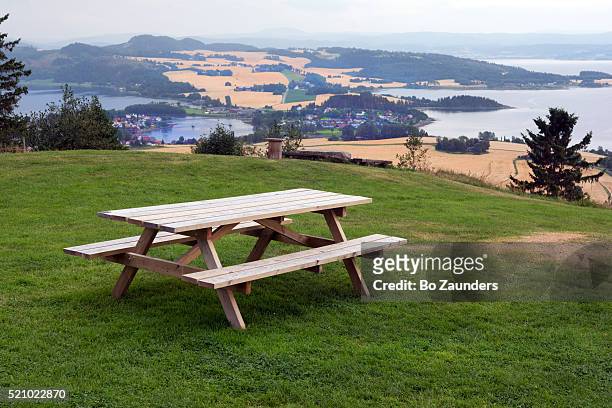 øyna, straumen - garden table stock pictures, royalty-free photos & images