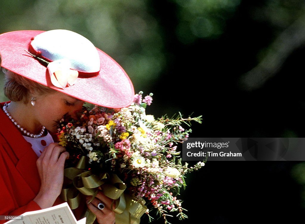 Diana Smells Flowers