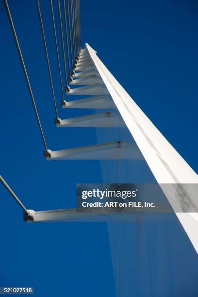detail of sundial bridge - postmodern stock pictures, royalty-free photos & images