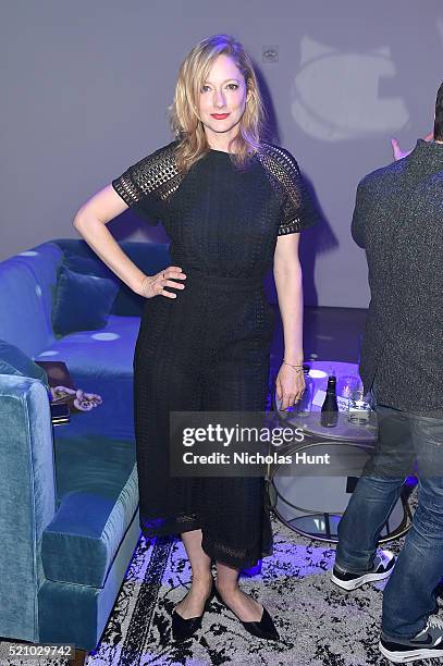 Judy Greer attends the 2016 Tribeca Film Festival Opening Night Party at Spring Studios on April 13, 2016 in New York City.