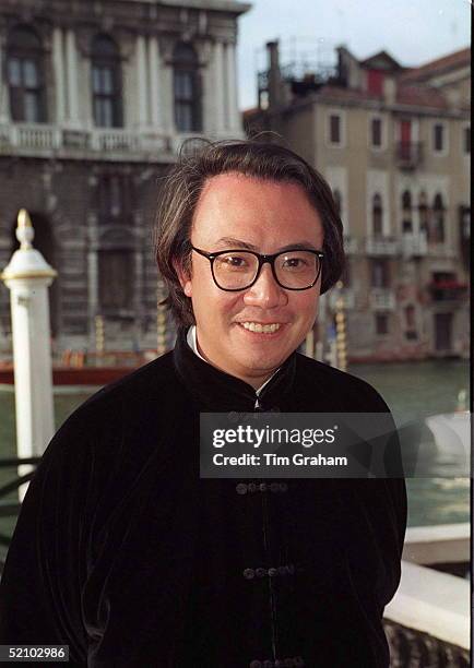 David Tang, Host To Princess Diana For Her Visit To Venice For The Biennale Exhibition.