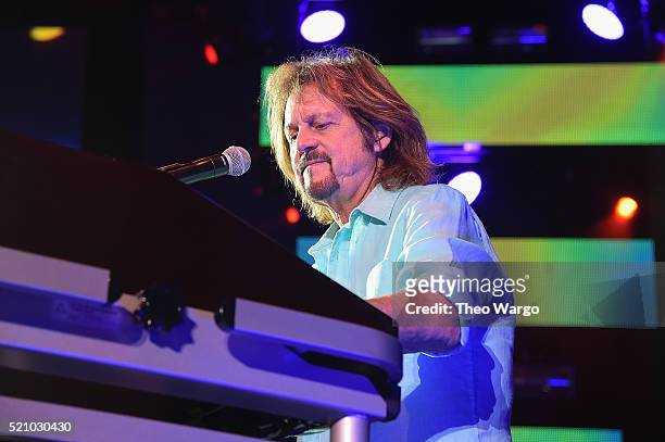 Gregg Rolie of Santana performs at Madison Square Garden on April 13, 2016 in New York City.